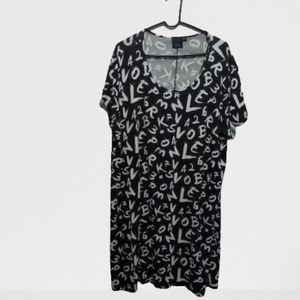 Asos Curve t-shirt dress size 22